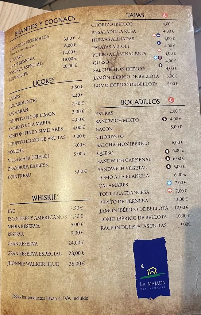 Menu_Restaurante La Majada_Majadas_image_3