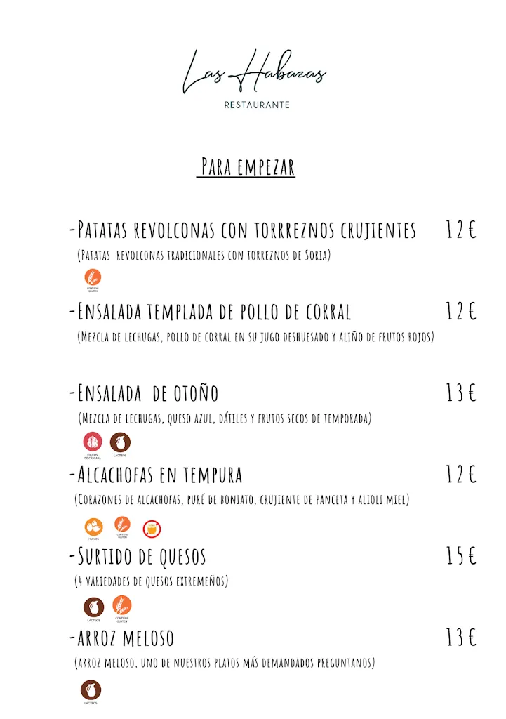 Menu_Restaurante Las Habazas_Malpartida de Plasencia_image_1
