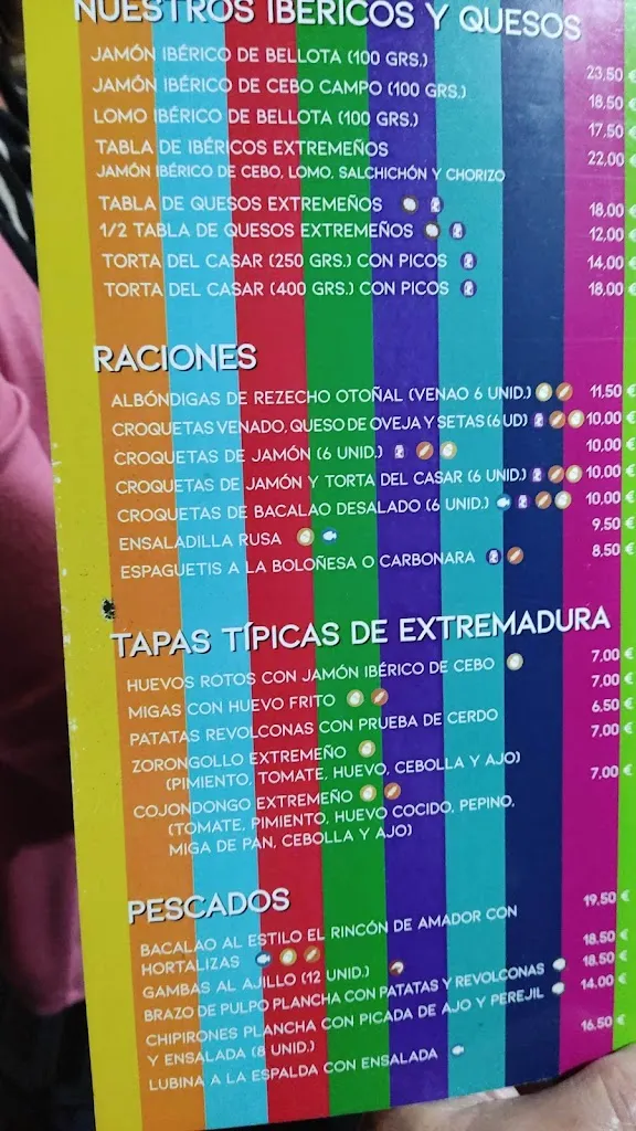 Menu_El Rincon De Amador _Malpartida de Plasencia_image_3