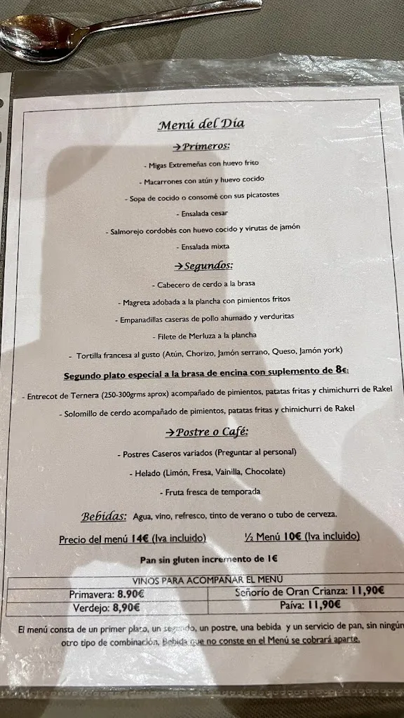 Menu_Restaurante El Horno de Rakel_Malpartida de Plasencia_image_3