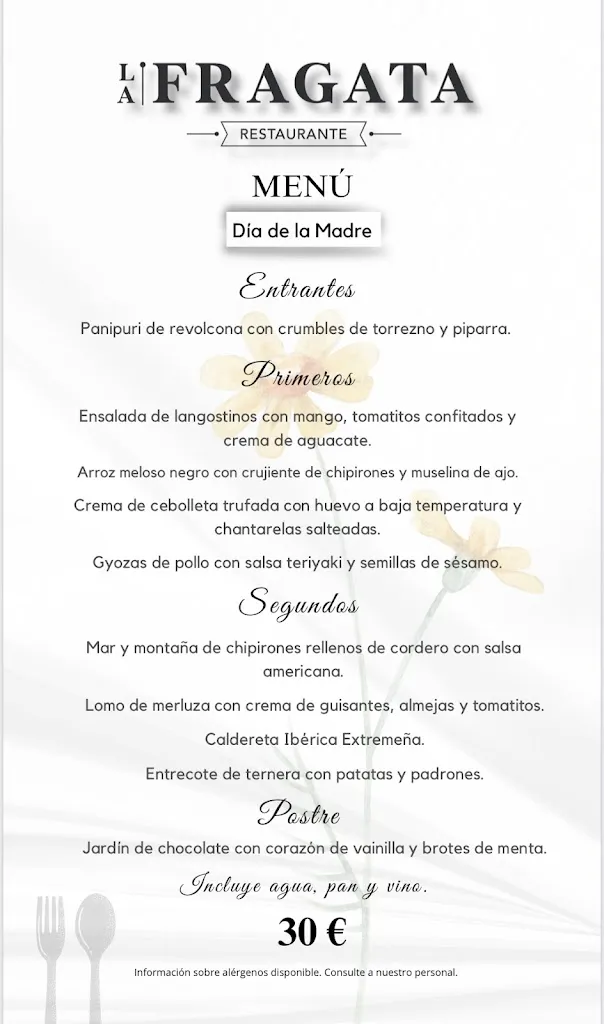 Menu_Restaurante la fragata_Malpartida de Plasencia_image_1