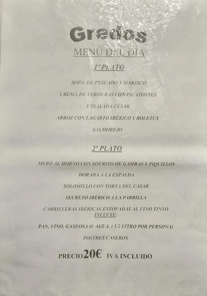 Menu_Restaurante Gredos_Malpartida de Plasencia_image_1
