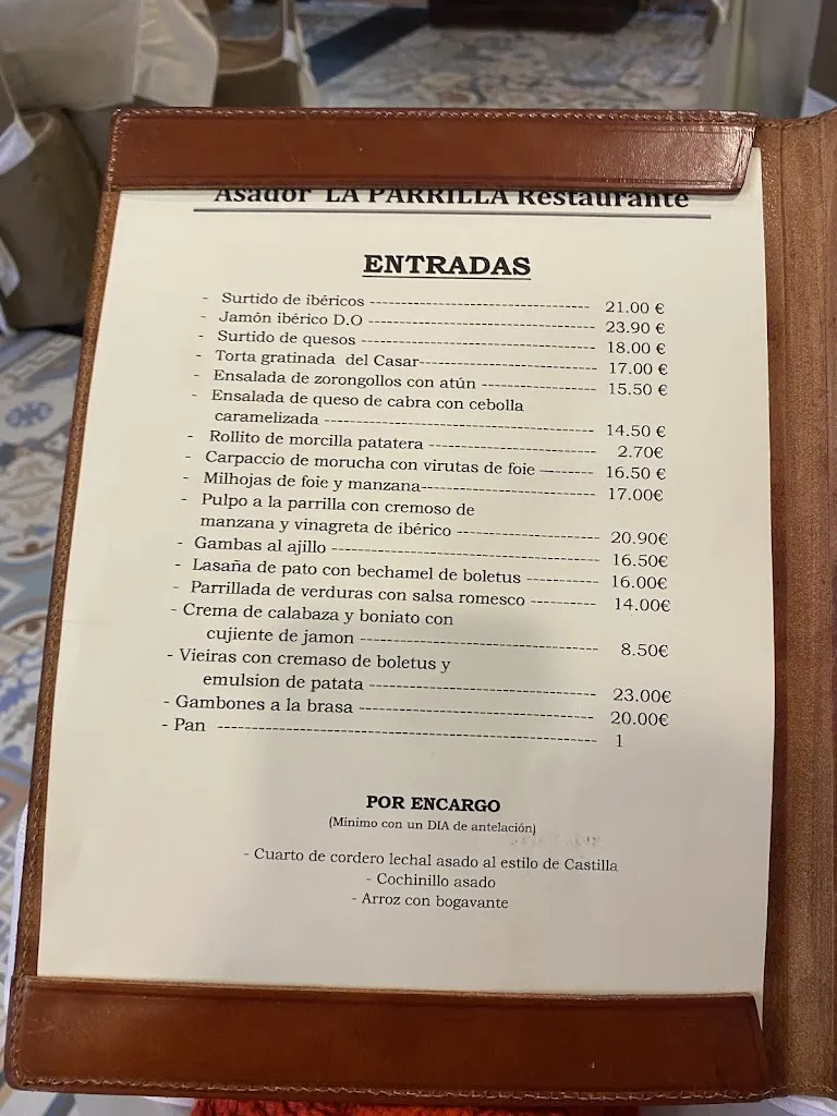 Menu_Restaurante Brasería Asador La Parrilla_Malpartida de Plasencia_image_2