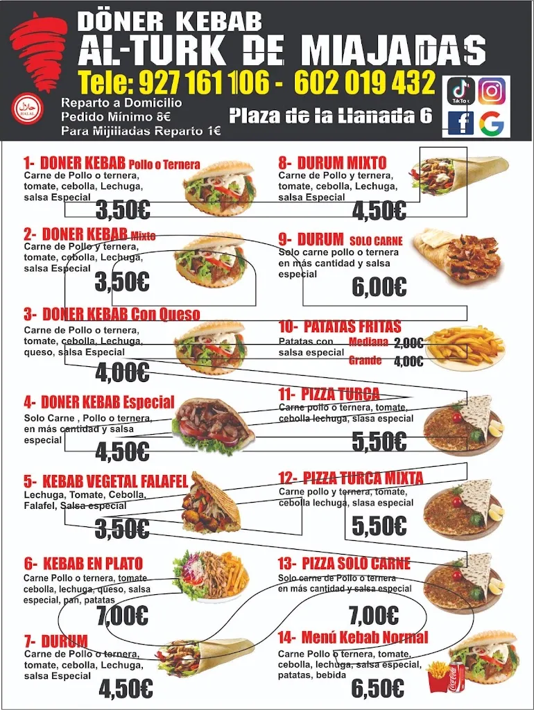 Menu_Al Turk Doner Kebab Miajadas No_1_Miajadas_image_1