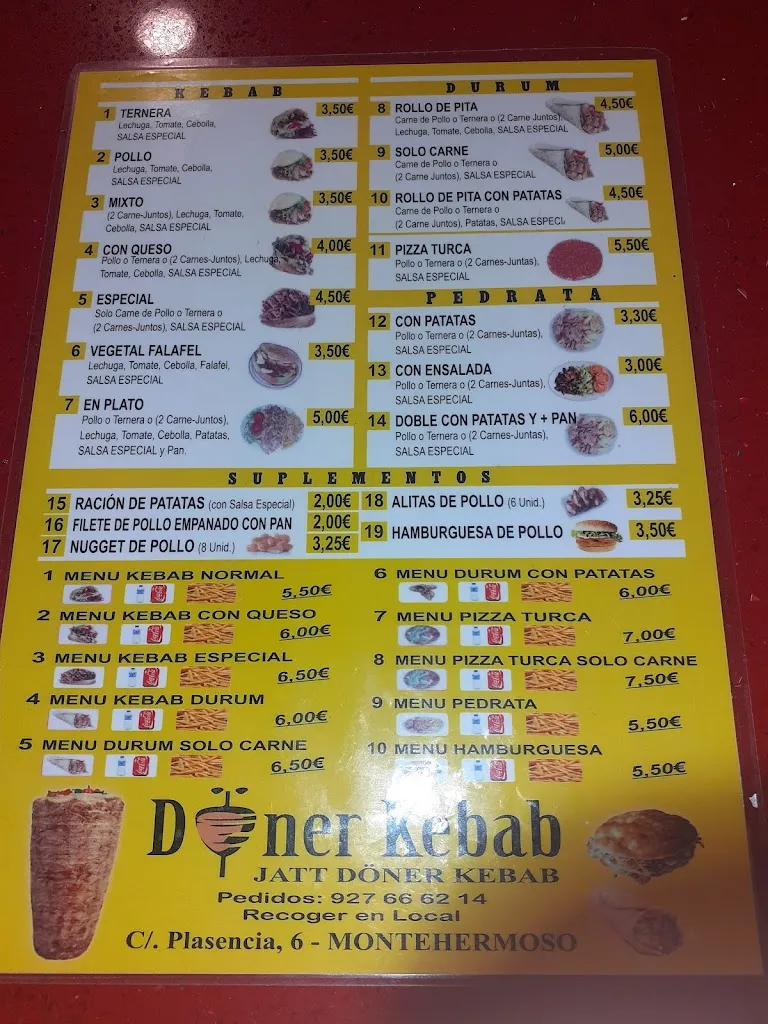 Menu_Doner Kebab Montehermoso_Montehermoso_image_2