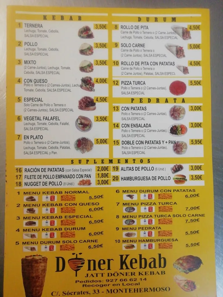 Menu_Doner Kebab Montehermoso_Montehermoso_image_3