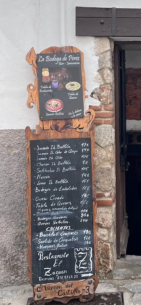 Menu_La Bodega de Pérez_Montánchez_immagine_1