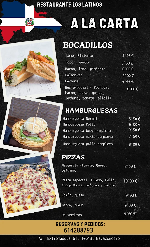 Menu_Café bar~restaurante los latinos_Navaconcejo_immagine_2