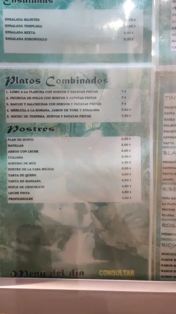 Menu_Café-Bar Restaurante Los Majetes_Navaconcejo_image_2