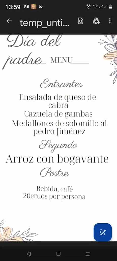 Menu_Mesón Restaurante Las Eras_Balazote_image_1