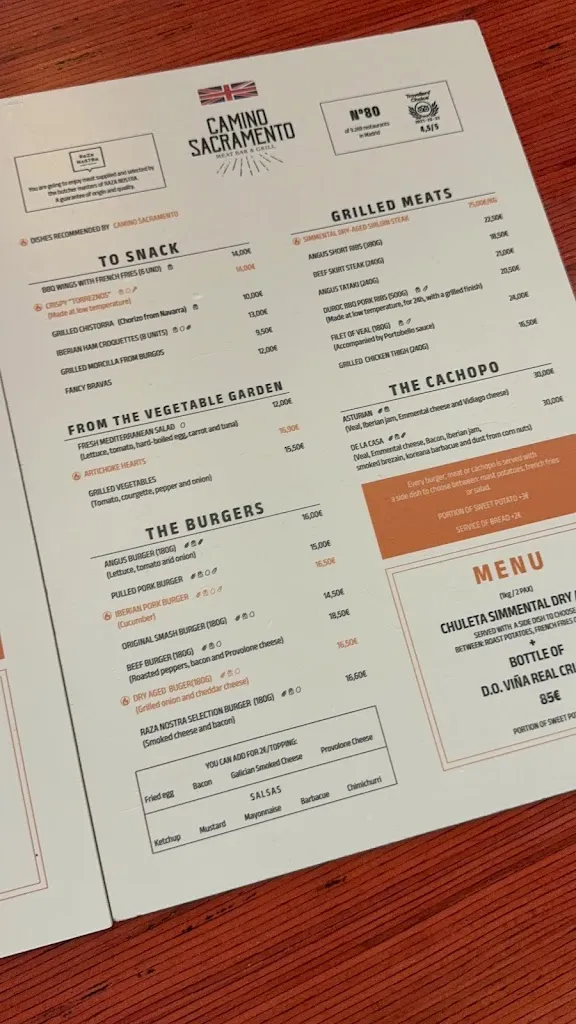 Menu_Camino Sacramento_Palomero_immagine_3