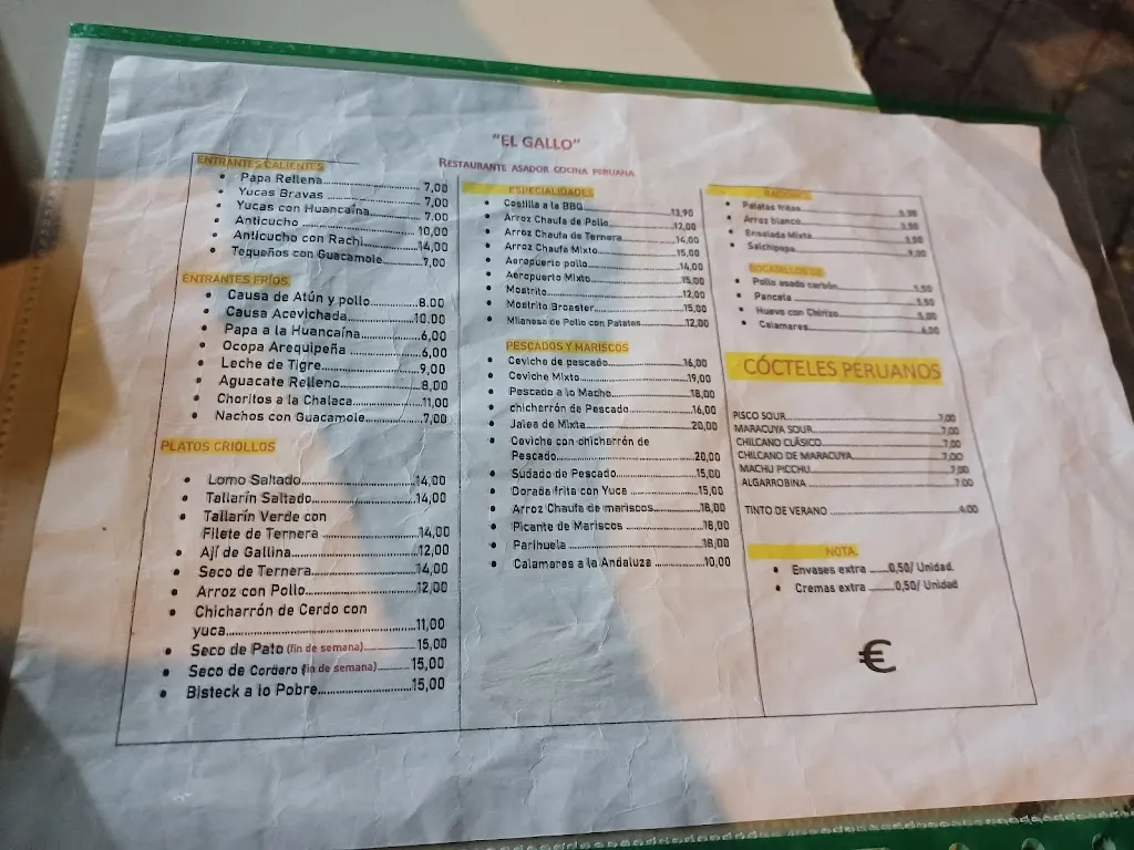 Menu_El Gallo_Palomero_immagine_2