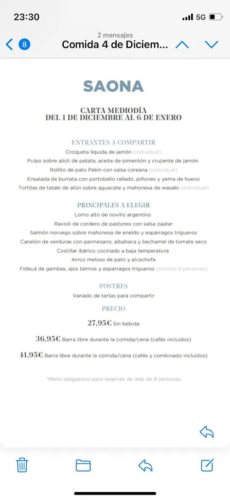 Menu_Saona La Moraleja_Moraleja_image_4