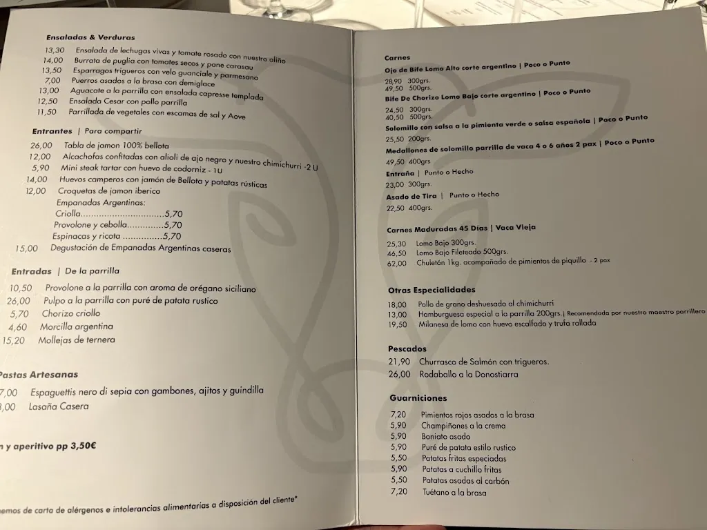 Menu_La Vaca Argentina Moraleja_Moraleja_image_2