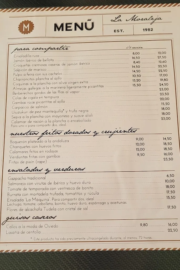 Menu_La Máquina La Moraleja_Moraleja_image_2