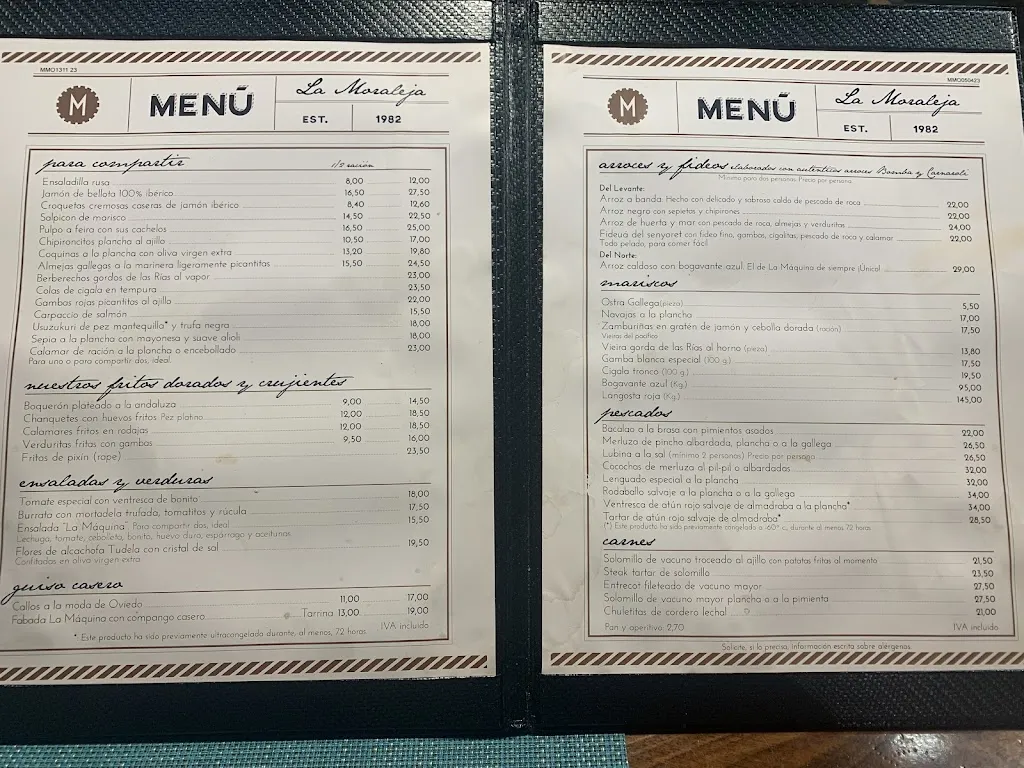 Menu_La Máquina La Moraleja_Moraleja_image_4