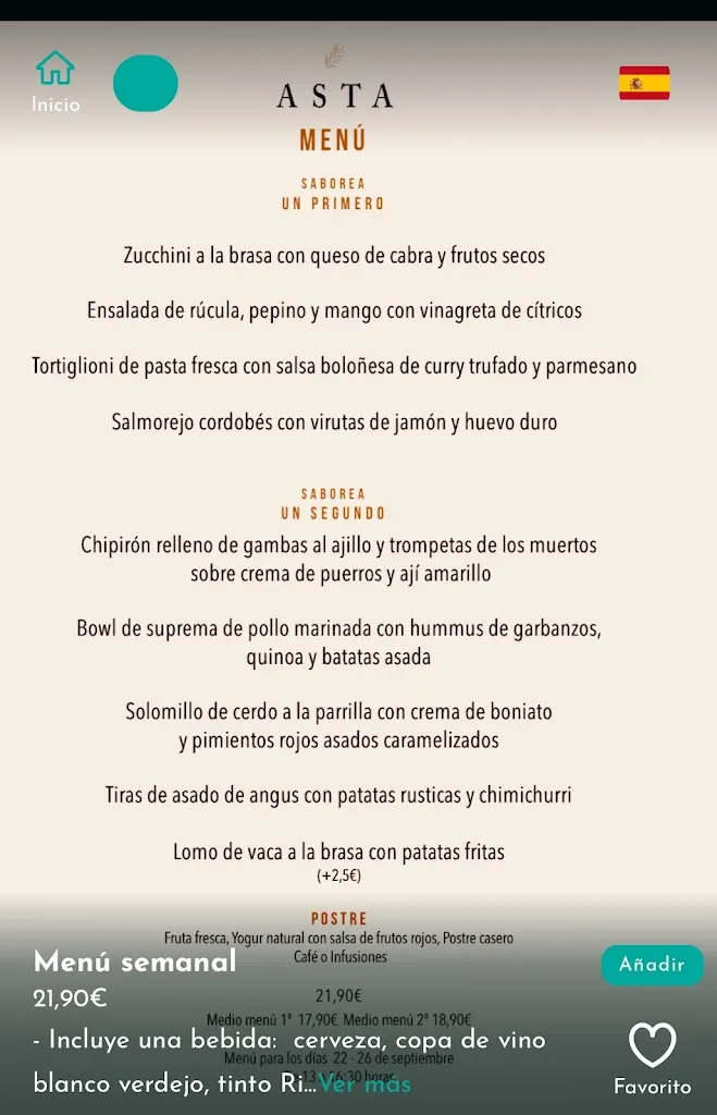 Cristina Casas_ASTA - Restaurante en Alcobendas | Moraleja Green_Moraleja_recensione