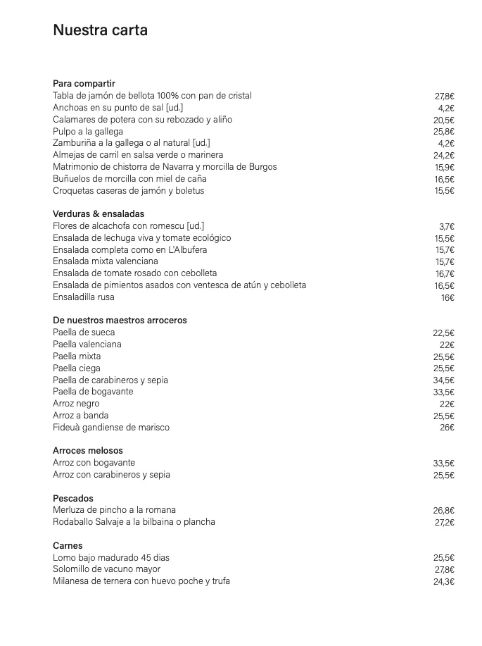 Menu_La Albufera Moraleja_Moraleja_image_1