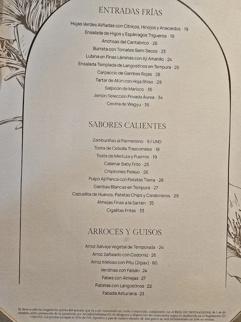 Menu_Restaurante Áurea_Moraleja_image_1