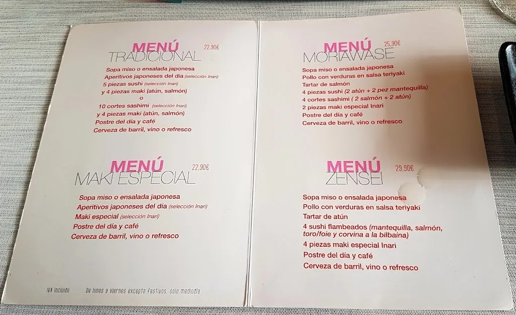 Menu_Restaurante Inari Moraleja_Moraleja_image_1