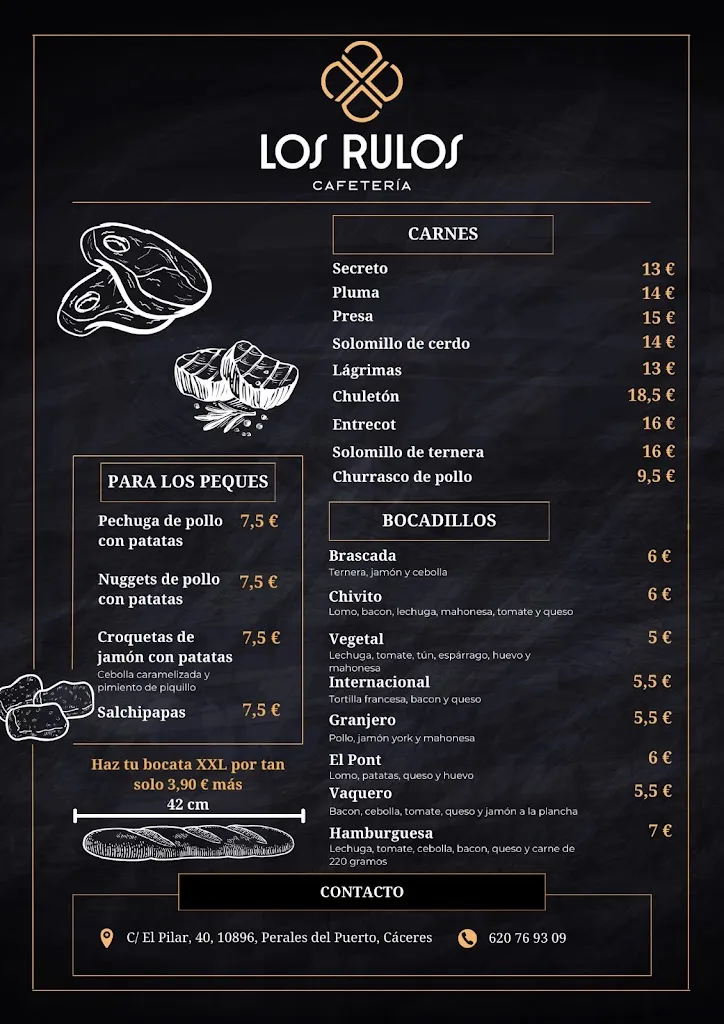 Menu_Cafetería Restaurante Los Rulos_Perales del Puerto_image_1