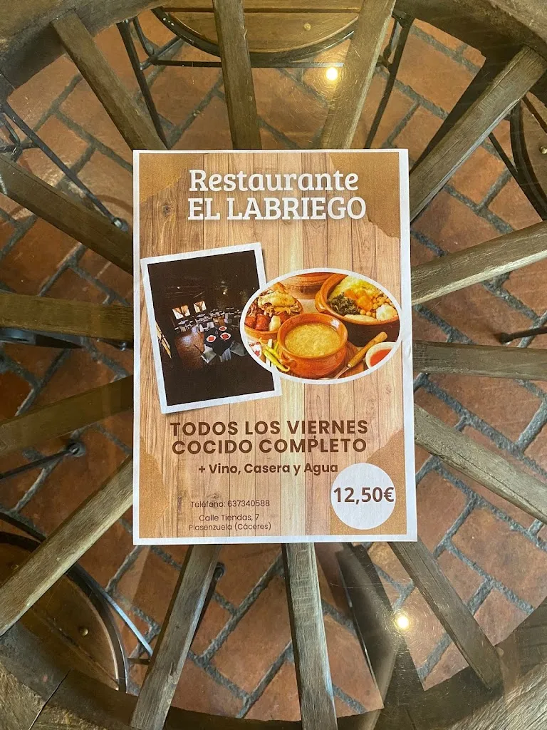 Menu_Restaurante El Labriego_Plasenzuela_immagine_3