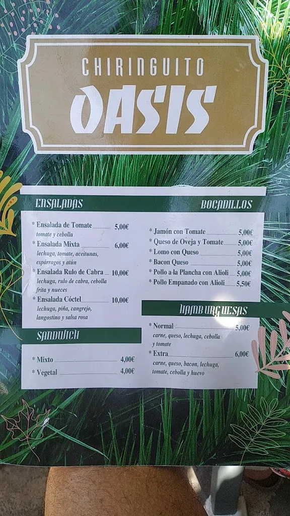 Menu_Chiringuito Oasis_Pinofranqueado_image_4