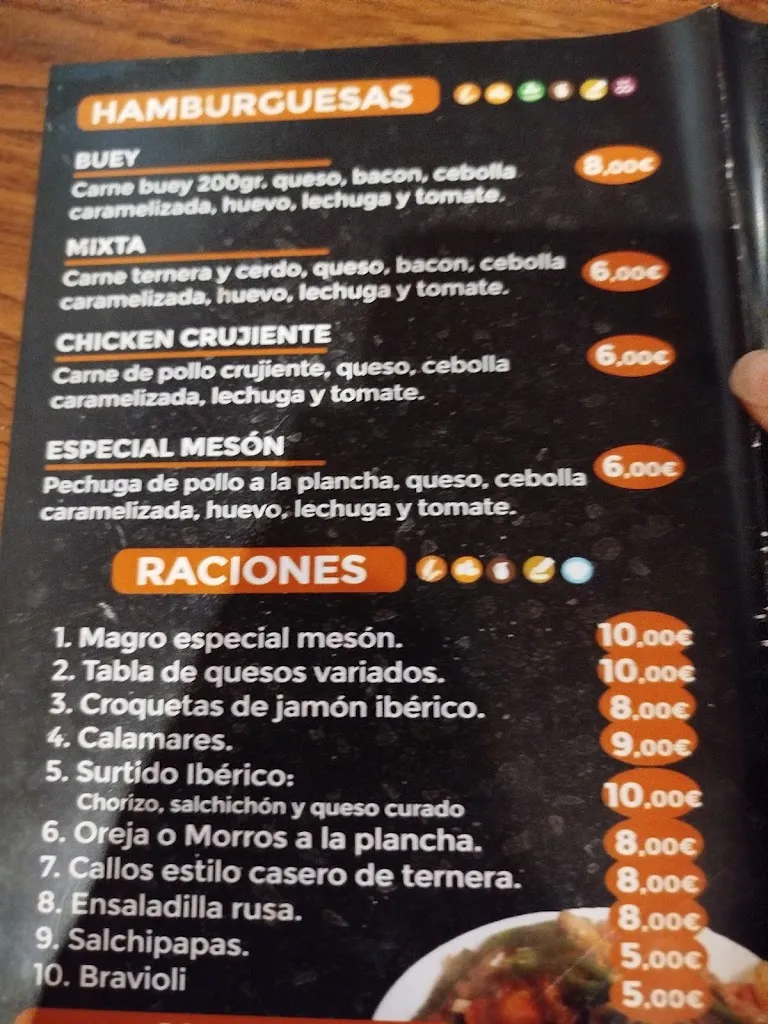 Menu_Mesón Puerta delas Hurdes._Pozuelo de Zarzón_image_1