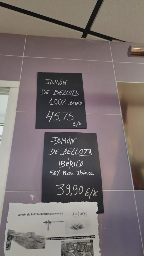 Menu_JAMONES IBÉRICOS DE BELLOTA 