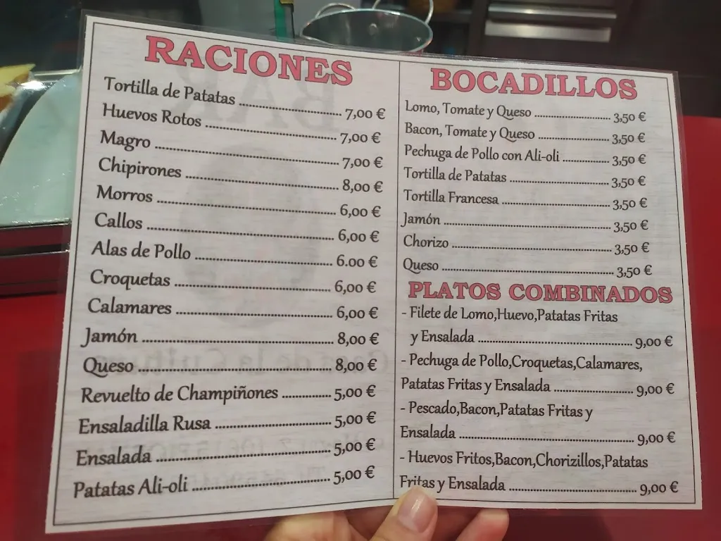 Menu_Bar Casa de la Cultura_Piornal_image_1