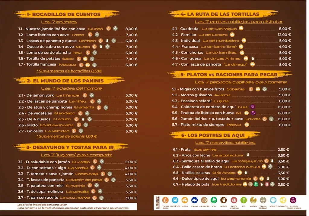 Menu_La Terraza de La Bodega de Lucas - Cafe - Bar- Tapas y Raciones_Robledillo de Gata_image_2