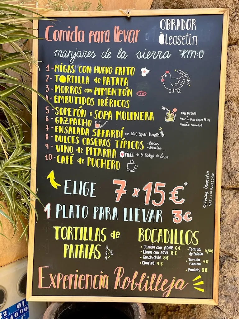 Menu_La Terraza de La Bodega de Lucas - Cafe - Bar- Tapas y Raciones_Robledillo de Gata_image_3