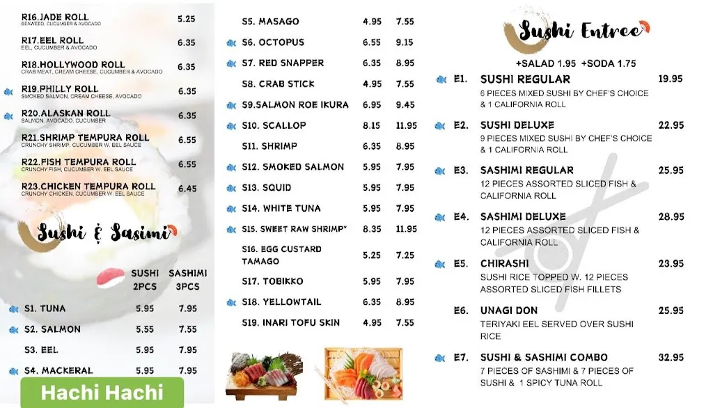 Menu_Hachi Hachi Sushi & Hibachi Portage_Portaje_image_3