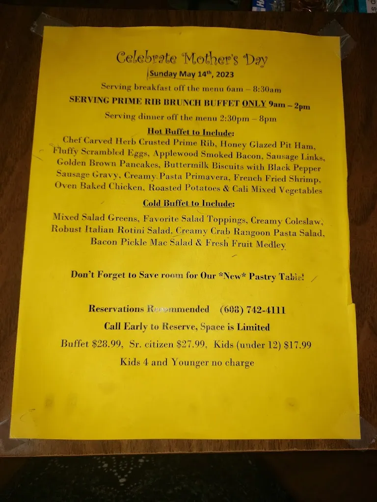 Menu_Dino’s Restaurant and Lounge_Portaje_image_1