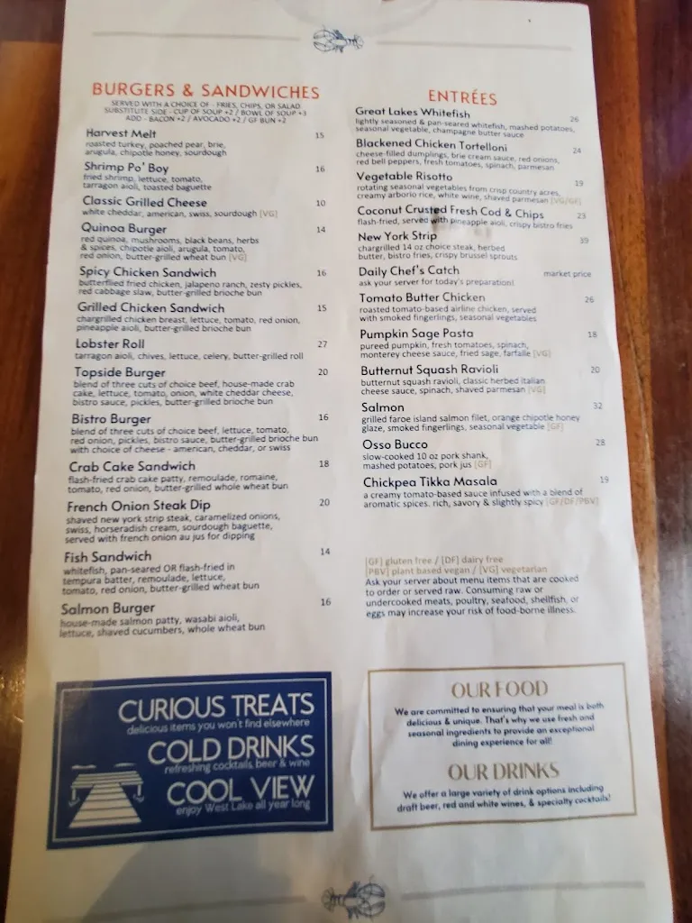 Menu_Cove Lakeside Bistro_Portaje_image_3