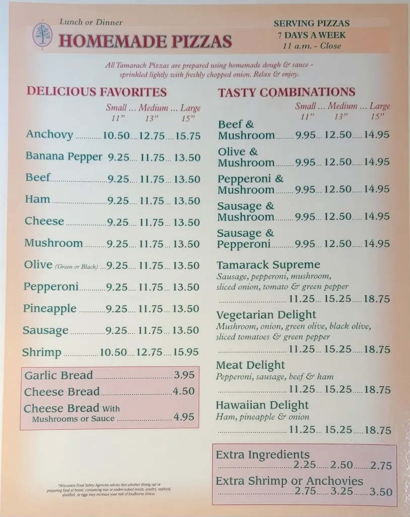 Menu_Tamarack Pizza_Portaje_immagine_3