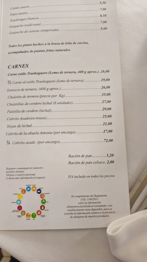 Menu_Restaurante El Trashoguero_Santa Marta de Magasca_image_2