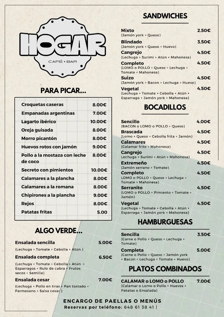 Menu_El Hogar de Santiago_Santiago del Campo_image_1