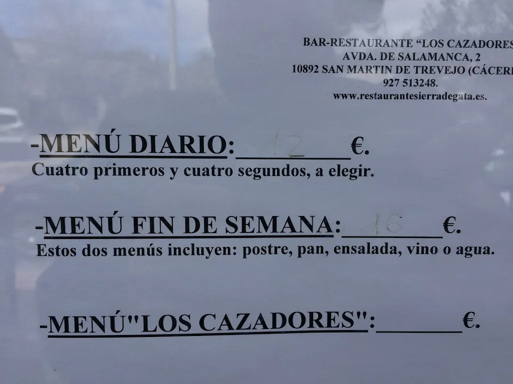 Menu_Restaurante los cazadores (Os cazaoris)_San Martín de Trevejo_image_2