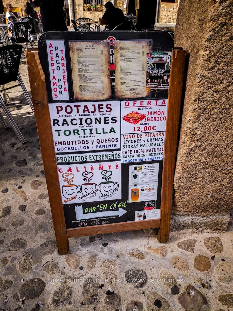 Menu_Bar En Ca Gil_San Martín de Trevejo_image_2