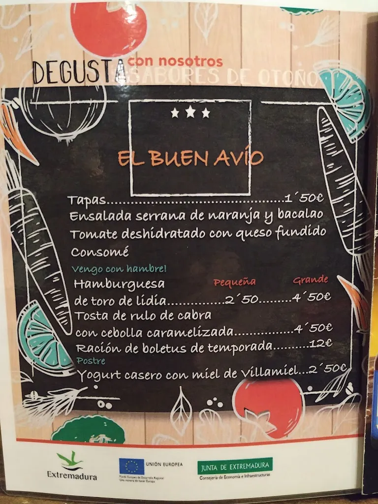 Menu_El Buen Avío de Trevejo_San Martín de Trevejo_image_2