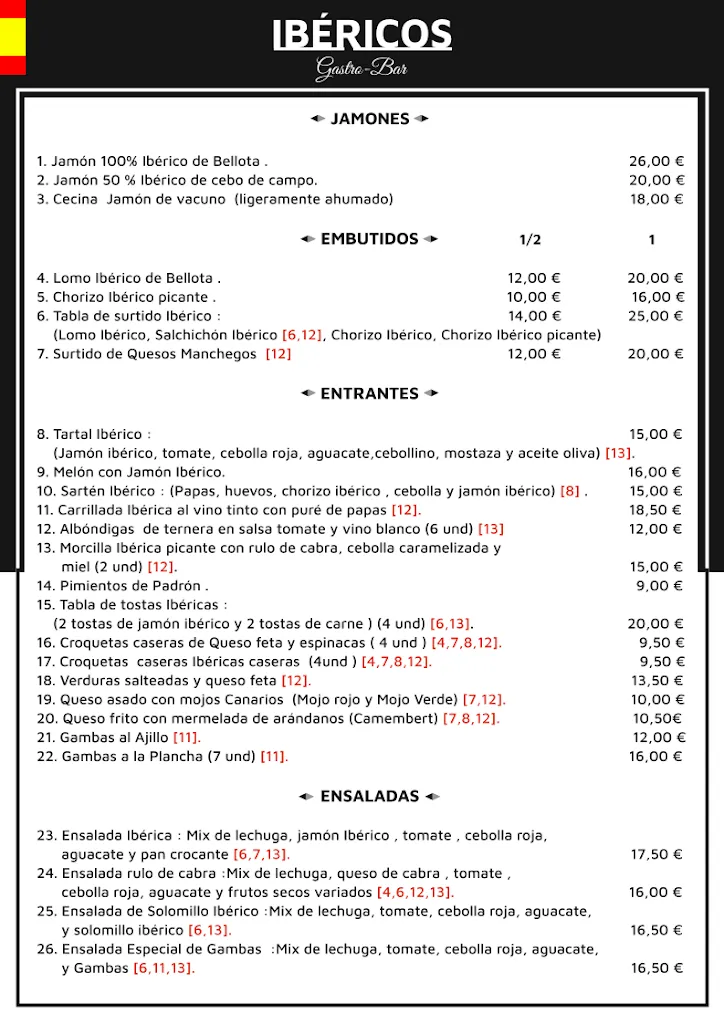 Menu_Ibéricos Gastro-bar_Puerto de Santa Cruz_image_3
