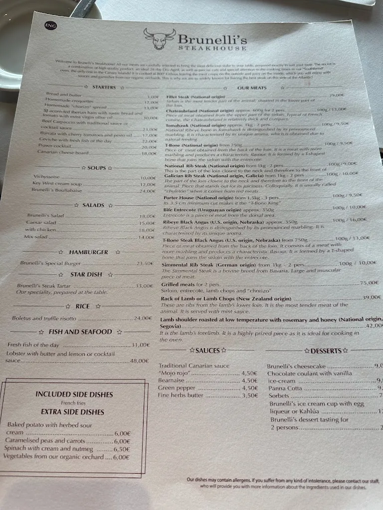 Menu_Brunelli's_Puerto de Santa Cruz_image_1