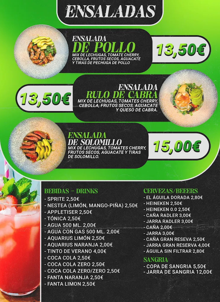 Menü_Pangea Restaurant_Puerto de Santa Cruz_Bild_1