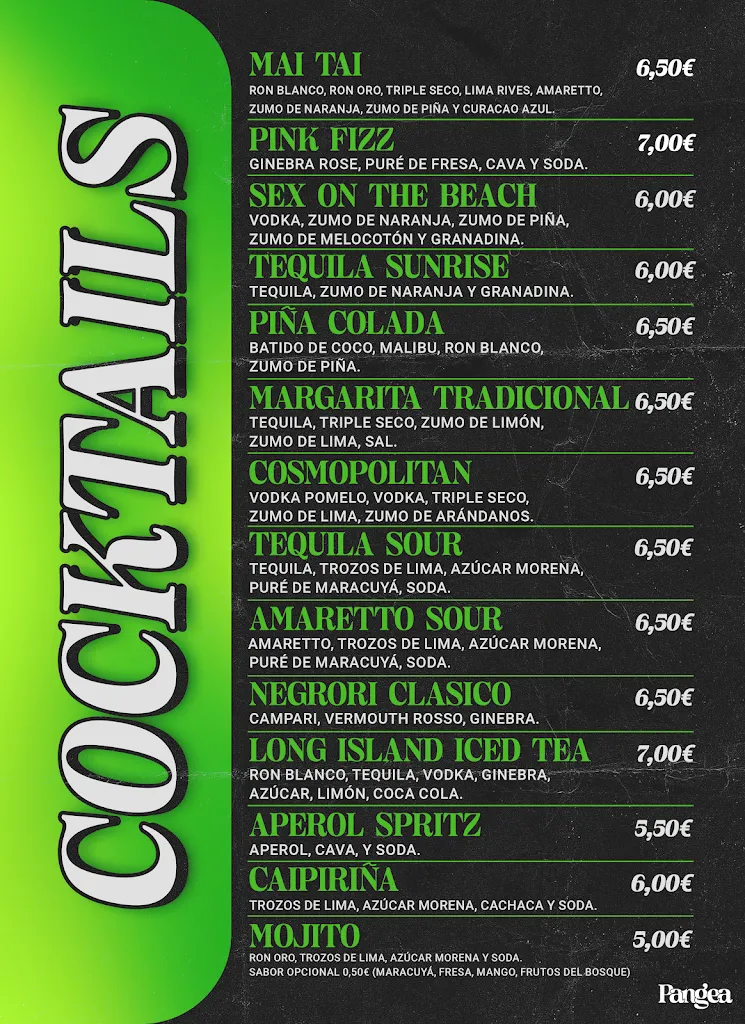 Menü_Pangea Restaurant_Puerto de Santa Cruz_Bild_2