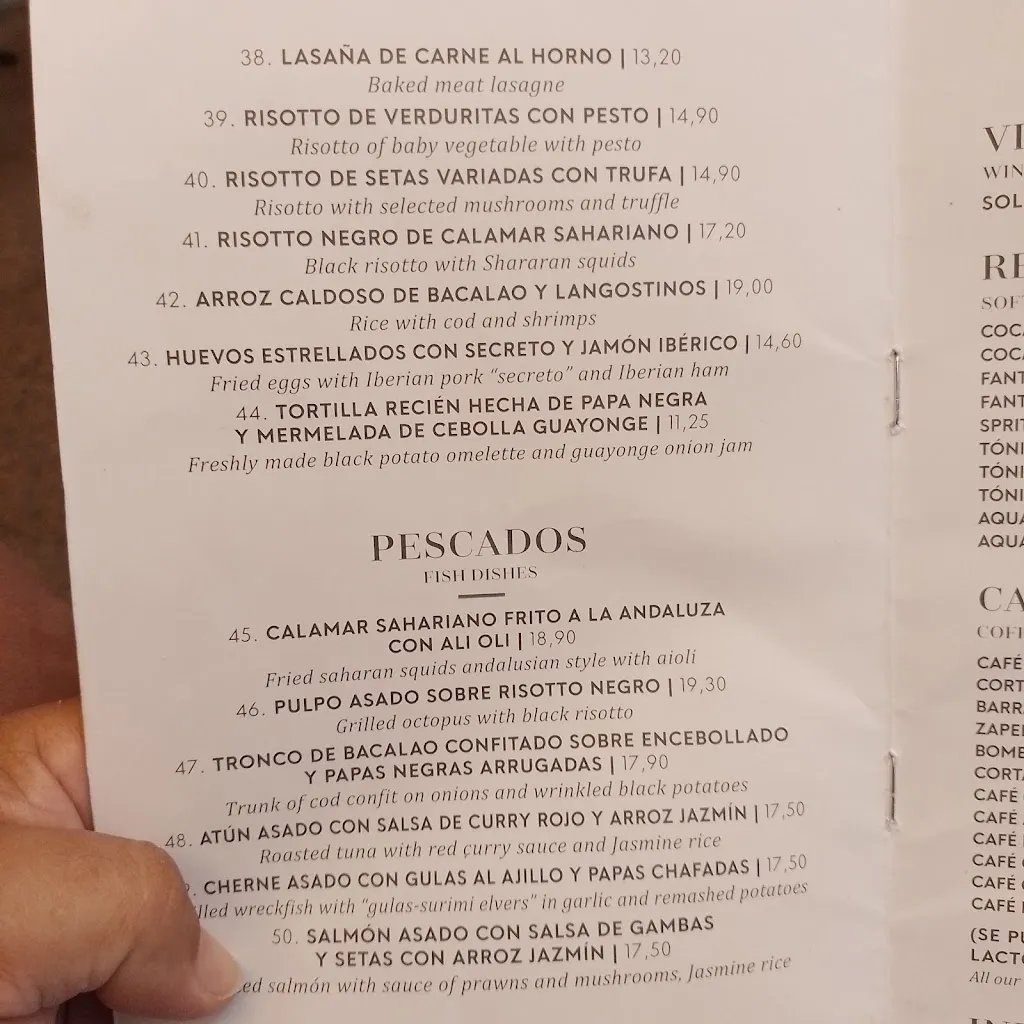 Menu_Compostelana Club Café_Puerto de Santa Cruz_immagine_4