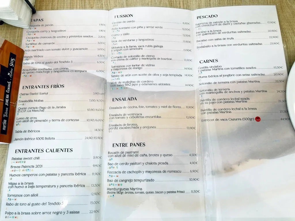 Menu_Martina Restaurant & Bar_Albacete_image_1