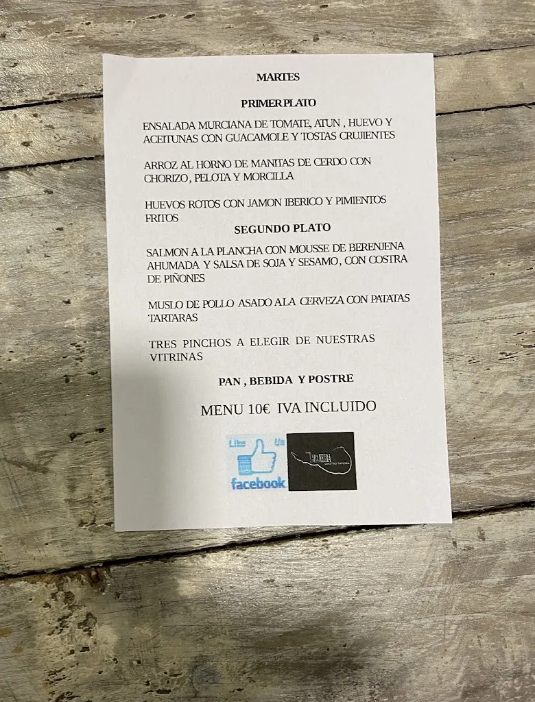 Menu_THE TAPA NEGRA Gastrotapería -Altozano-_Albacete_image_3