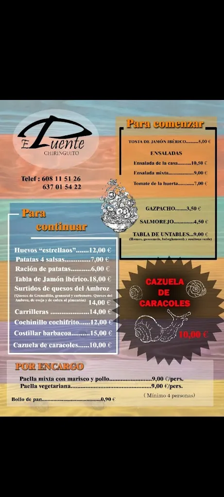 Menu_Chiringuito El Puente_Segura de Toro_image_2