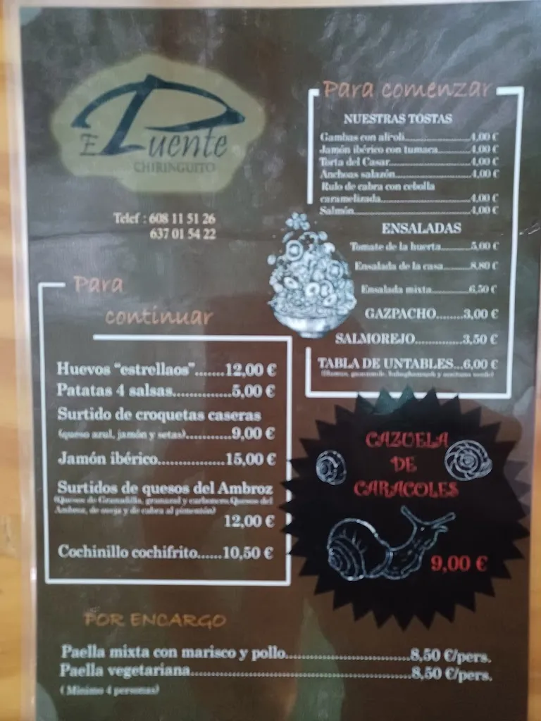 Menu_Chiringuito El Puente_Segura de Toro_image_4